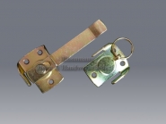 Doppel-Krallenverschluss 150 mm mit Sicherheitsverschluss Riegel Torriegel Überfalle 