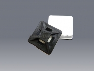Klebesockel schwarz für Kabelbinder bis 4,8 mm 