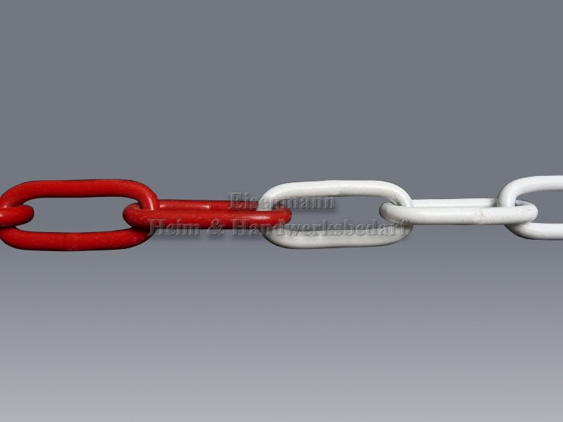 Absperrkette Stahl 6 mm 1 m 6,0 x ÄB24 x IL 42 mm