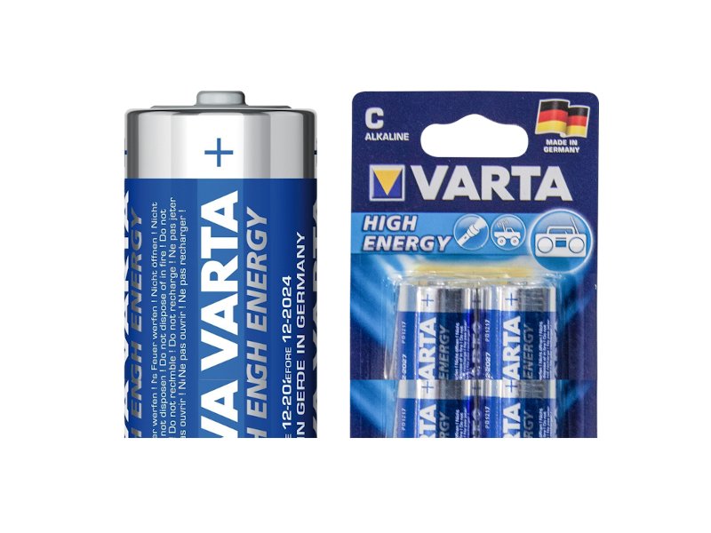 Varta Batterie Baby C 1,5 V Batterien HighEnergy 5 Packungen Baby C