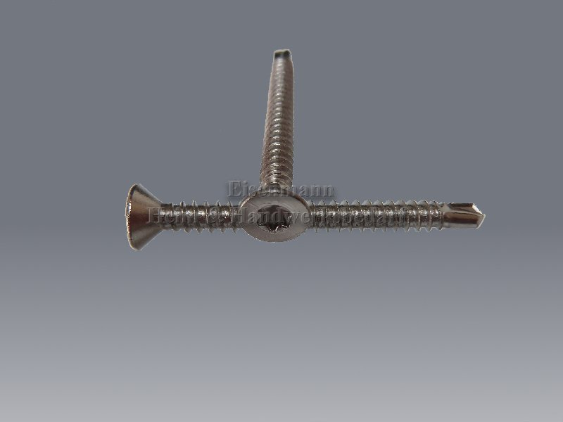 Bohrschrauben 5,5 x 40 mm Senkkopf DIN 7504 O Edelstahl 