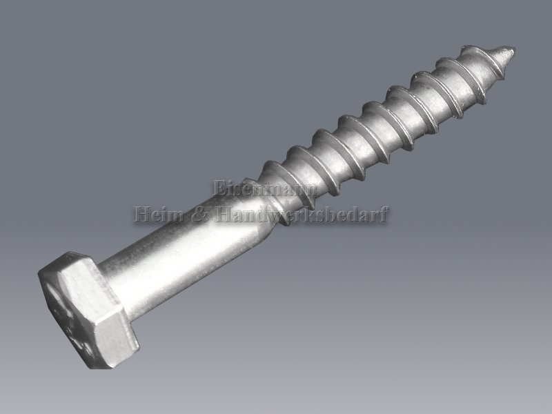 Holzschrauben 8 x 70 mm DIN 571 A2 Edelstahl Sechskant 10 Stück 08 x 070