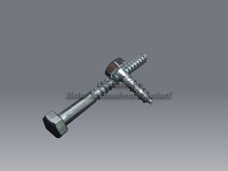 Sechskant Holzschrauben 5 x 40 mm DIN 571 verz. 100 Stück 05 x 040