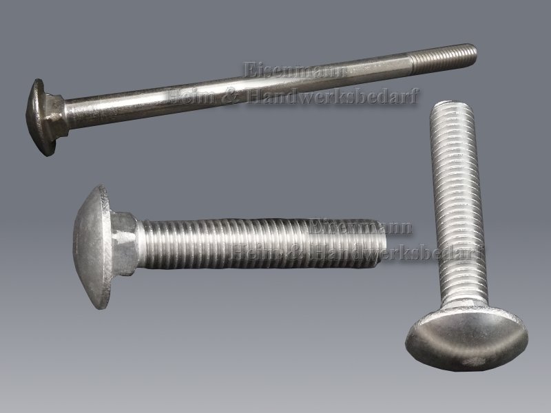 Schloßschrauben M6 x 70 mm DIN 603 Edelstahl A2 