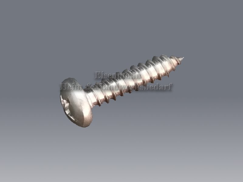 Blechschrauben 3,5 x 9,5 mm DIN 7981 Linsenkopf  A2 Edelstahl 