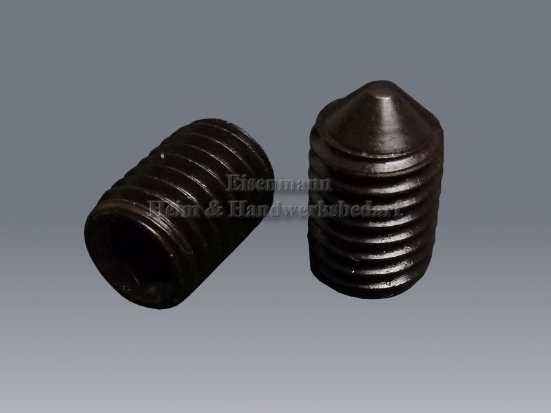 Gewindestifte M6 x 10 mm Stahl Blank DIN 914 10 Stück M 06x 10