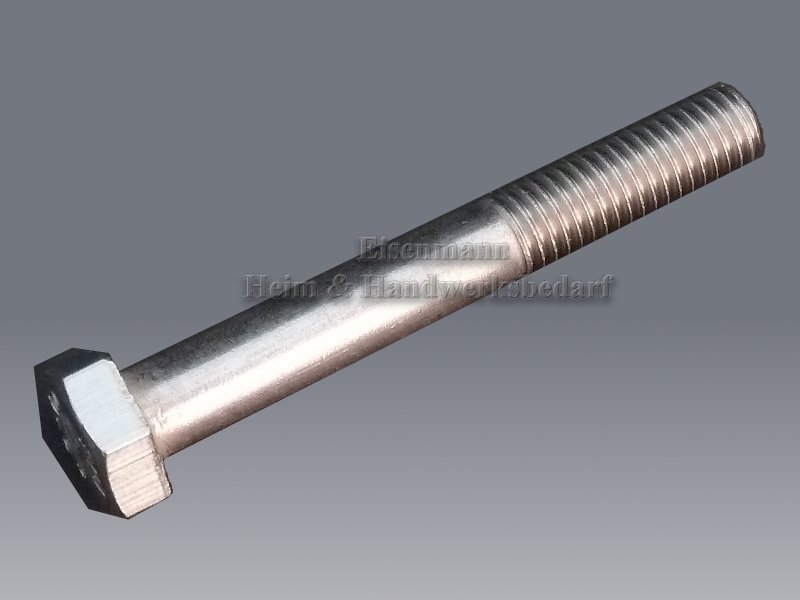 Sechskantschrauben M6 x 140 mm DIN 931 Edelstahl  A2 