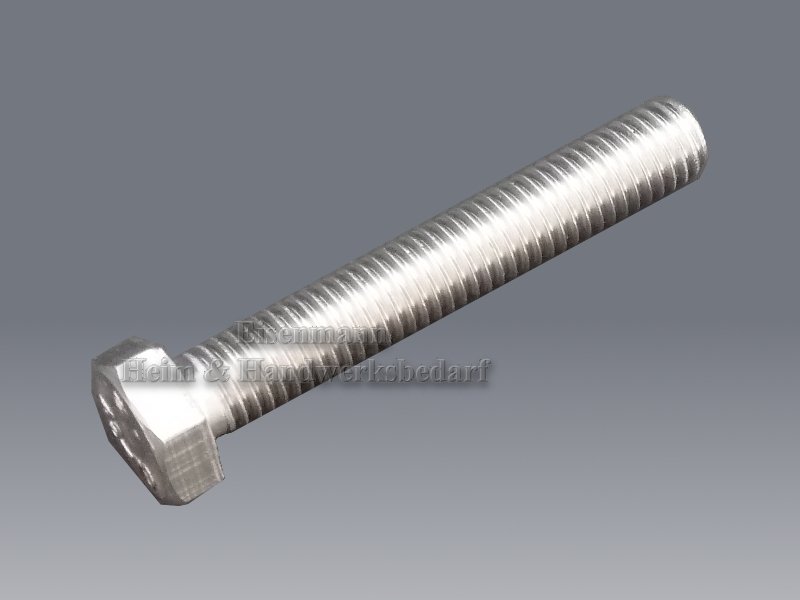 Sechskantschrauben M 14 x 55 mm DIN 933 Edelstahl A2 