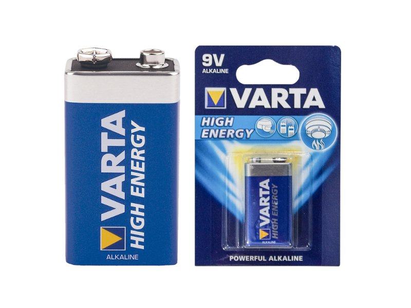 Varta E-Block Batterie 9 V Batterien HighEnergy 5 Packungen E