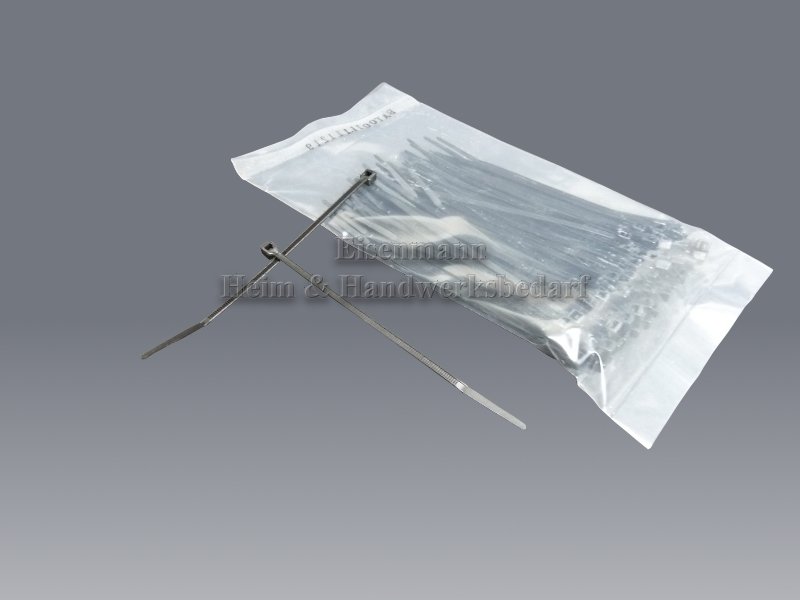 Kabelbinder Breite 3,6 mm Schwarz Längen 143 - 371 mm 500 Stück 03,6 x 371