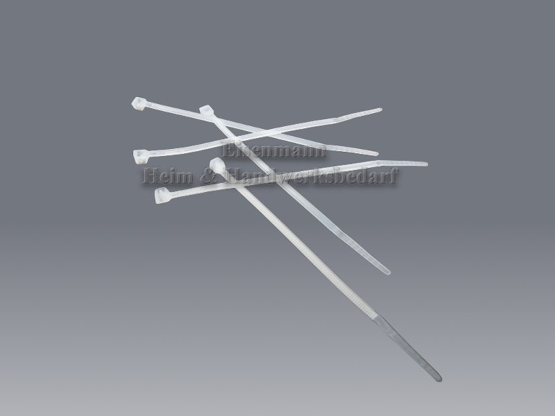 Kabelbinder Breite 4,8 mm Natur Längen 202 - 530 mm 100 Stück 04,8 x 300