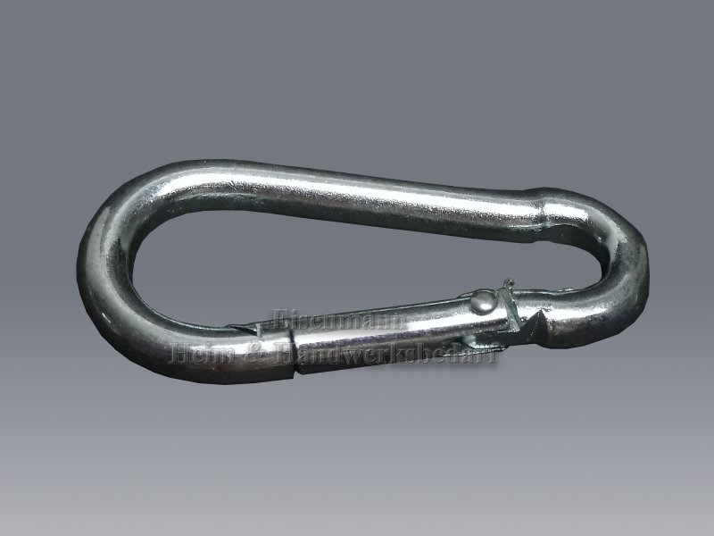 Feuerwehrkarabiner 60 mm verzinkt Karabiner 10 Stück 6,0 x 60