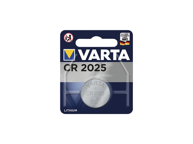 Varta Knopfzelle CR 2025 Batterie 5 Packungen