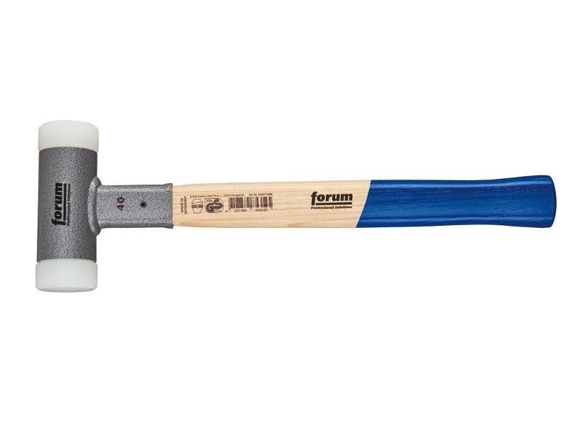 Schonhammer Kopfdurchmesser 35 mm Supercraft weiß / weiß 2 Stück 35 mm