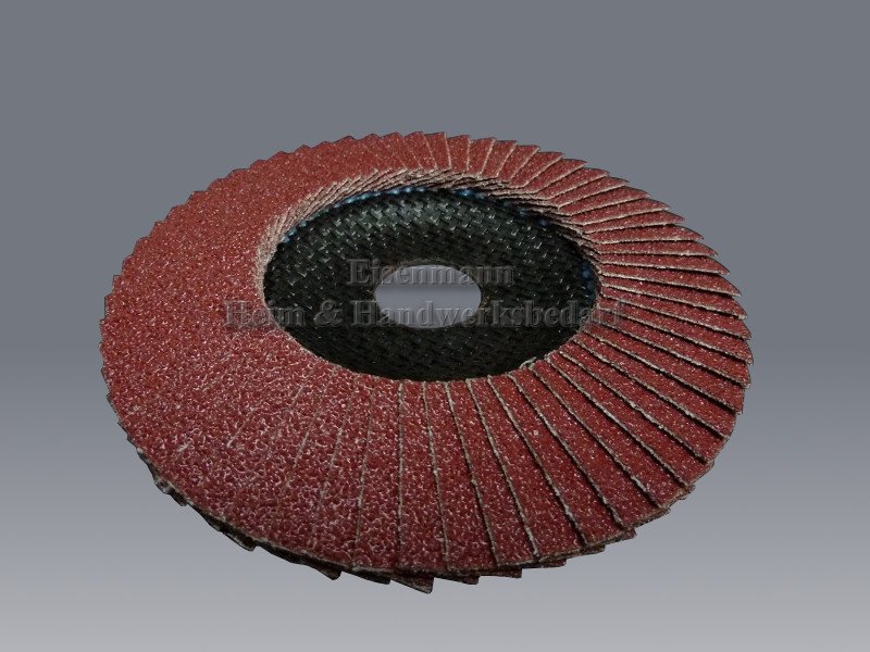 Fächerschleifscheibe 125 mm gewölbt Korn 40 - 80 K 40 / 1 Stück 125 x 22,2