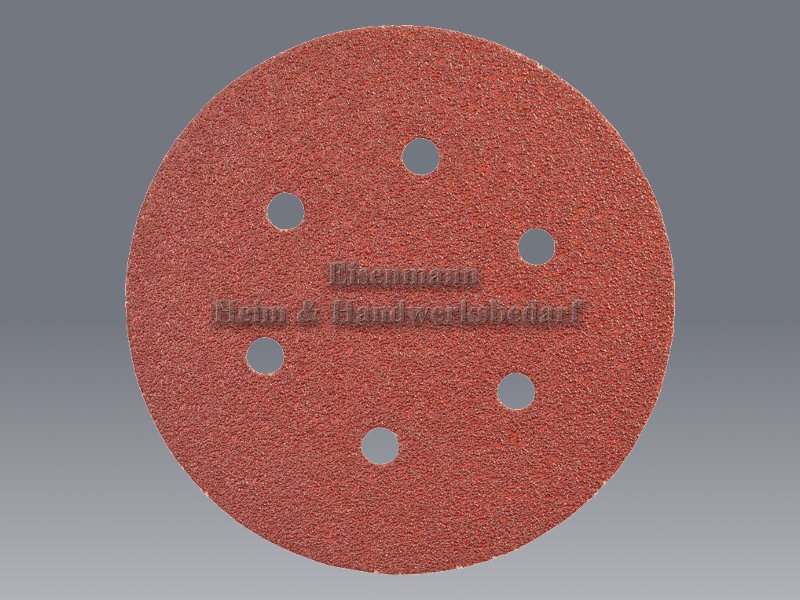 Klettschleifscheiben 150 mm Klett gelocht Korn 60-180 5 Stück 150 mm K 120