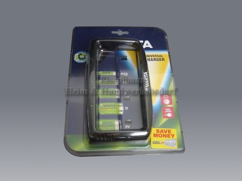 Varta Ladegerät für AAA * AA* C* D oder E Batterieladegerät Akku Charger 